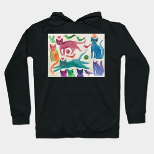 Playful felines Hoodie